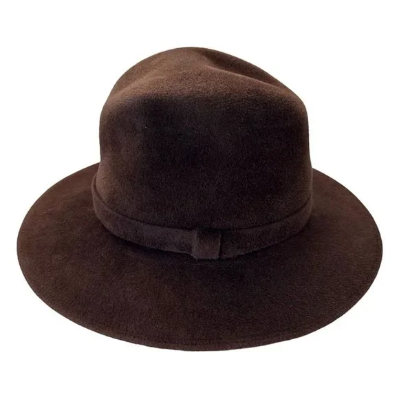 Vintage Brown Launcelot Genuine Velour Hat - Picture 2 of 9